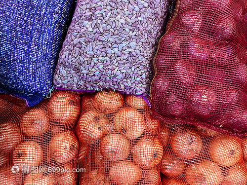 用于批發市場的彩色網袋農業產品工